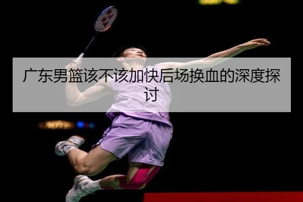 广东男篮该不该加快后场换血的深度探讨